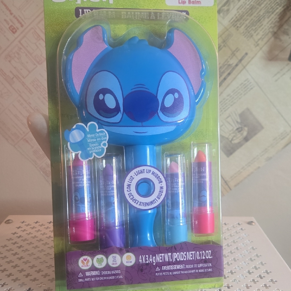 Disney Stitch Blue Lip Balm Collection